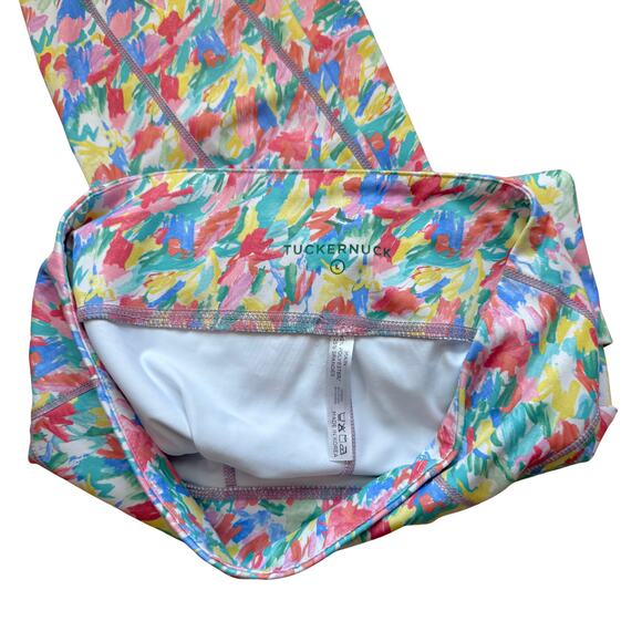 Tuckernuck Leggings Dayglow Kaylee Size Large Sport Pants Summer Multicolor - Picture 5 of 6